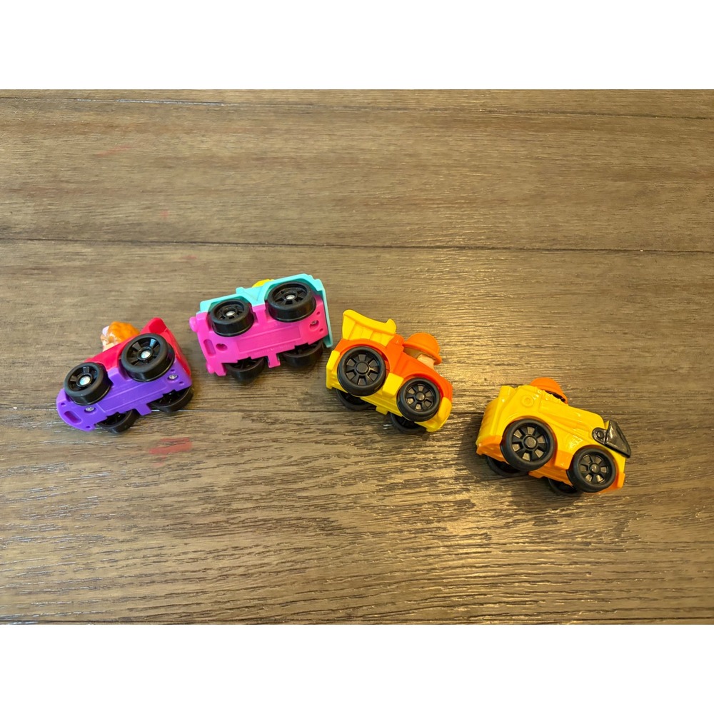Fisher Price Little People Wheelies Unisex OS Toy Car Lot Construction Pink Teal - Picture 8 of 8
